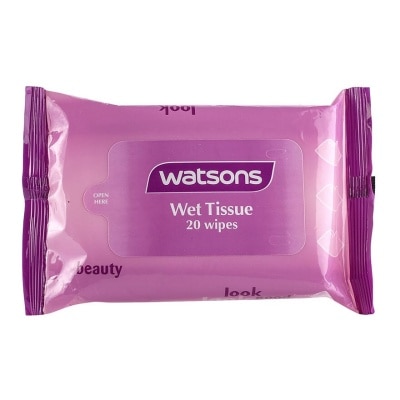 WATSONS Violet Wet Tissue 20 Sheets