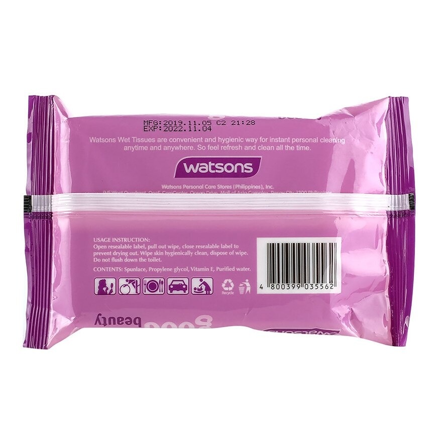 Violet Wet Tissue 20 Sheets