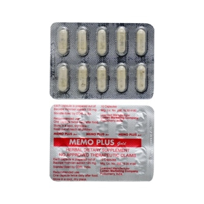 MEMO PLUS Gold Dietary Supplement 1 Capsule