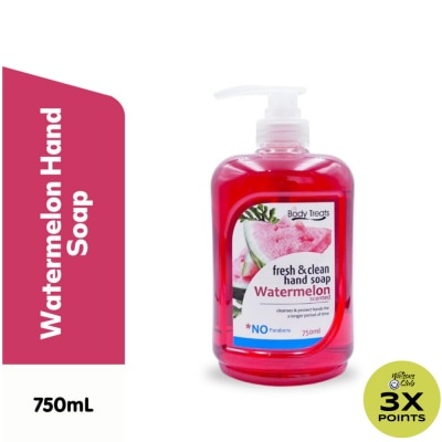 BODY TREATS Watermelon Hand Soap 750ml