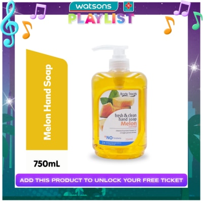 BODY TREATS Melon Hand Soap 750ml