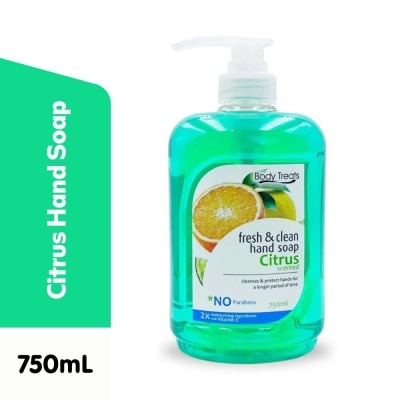 BODY TREATS Citrus Hand Soap 750ml