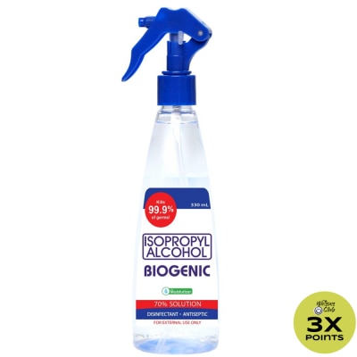 BIOGENIC Isopropyl Alcohol 70% 330mL