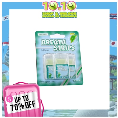 WATSONS Sugar Free Mint Breathe Strips