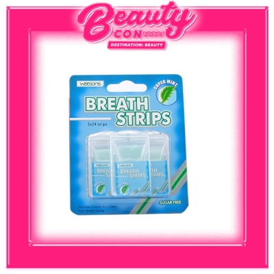 WATSONS Sugar Free Super Mint Breathe Strips