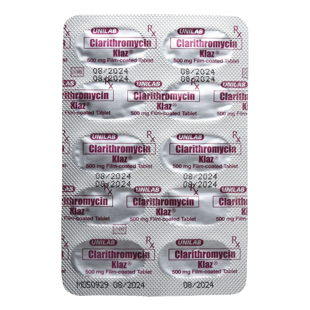 Clarithromycin 500mg 1 Tablet [PRESCRIPTION REQUIRED]