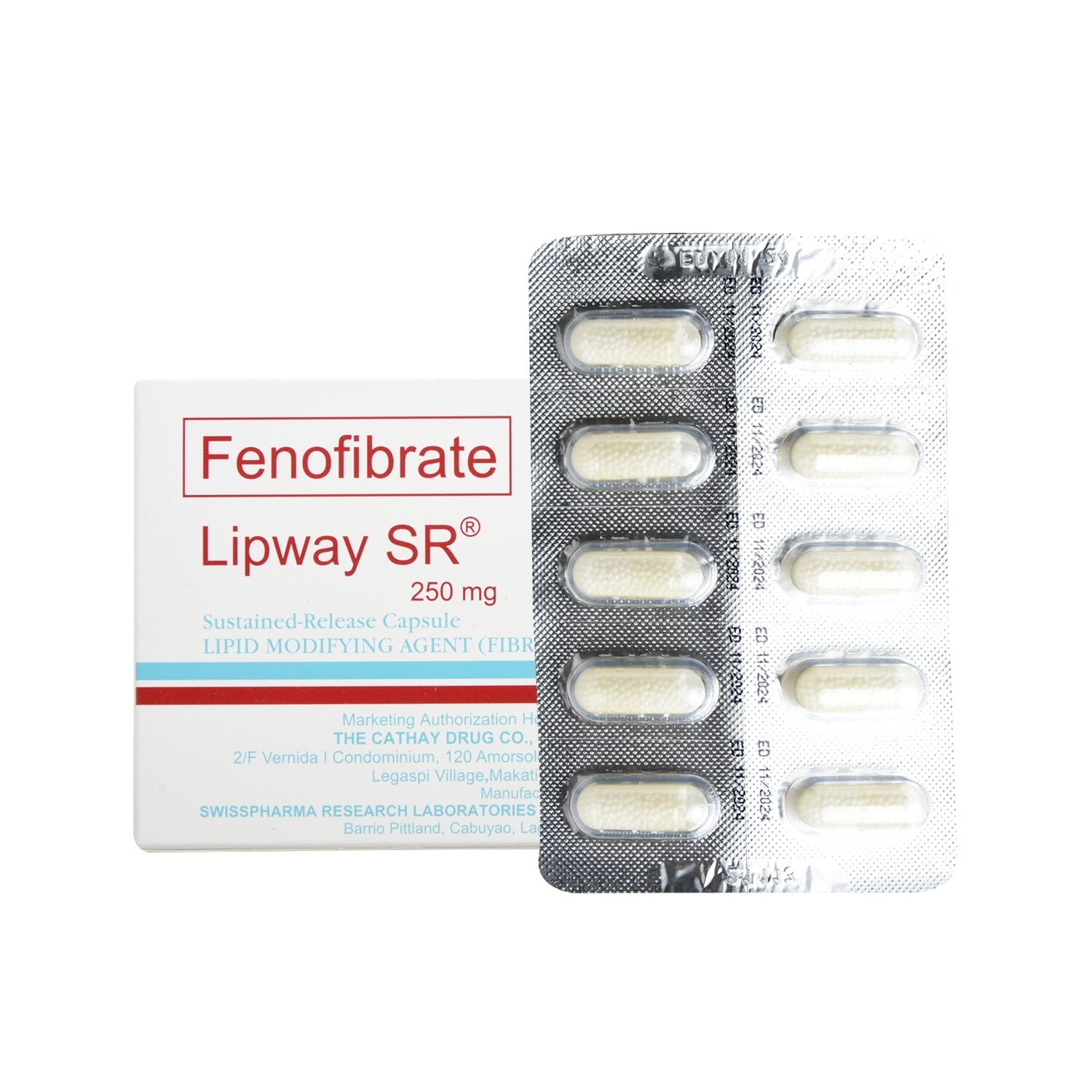 Fenofibrate  250 mg 1 Sustained-release Capsule [PRESCRIPTION REQUIRED]