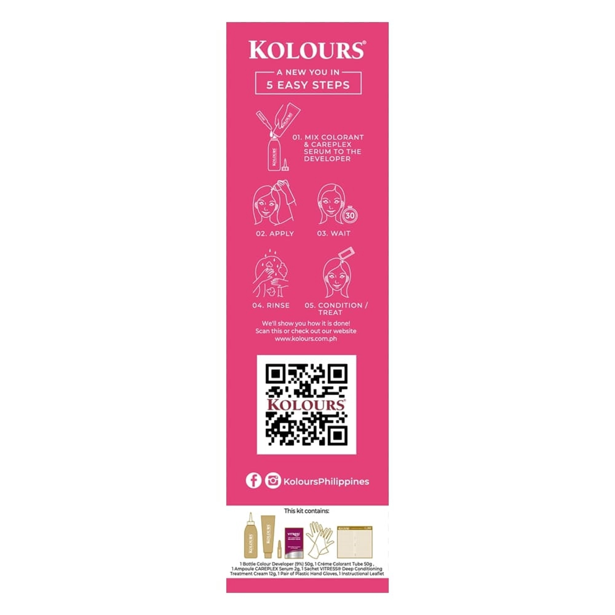 Kolours Hair Color Burgundy