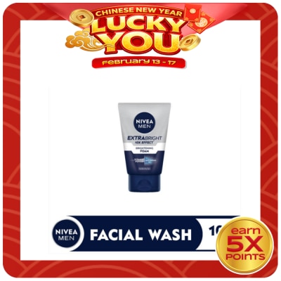 NIVEA NIVEA Men Extra Bright 10x Effect Facial Foam 100g