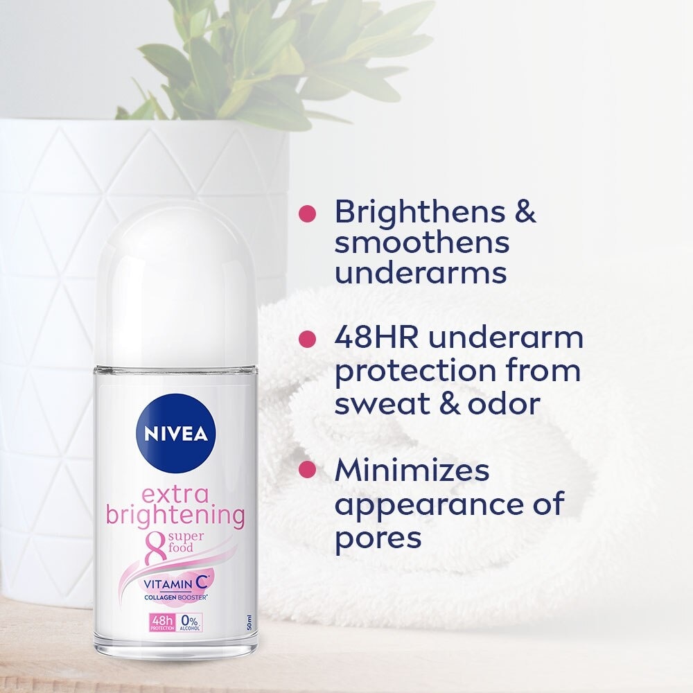 NIVEA Deodorant Extra Brightening Roll-On 25ml