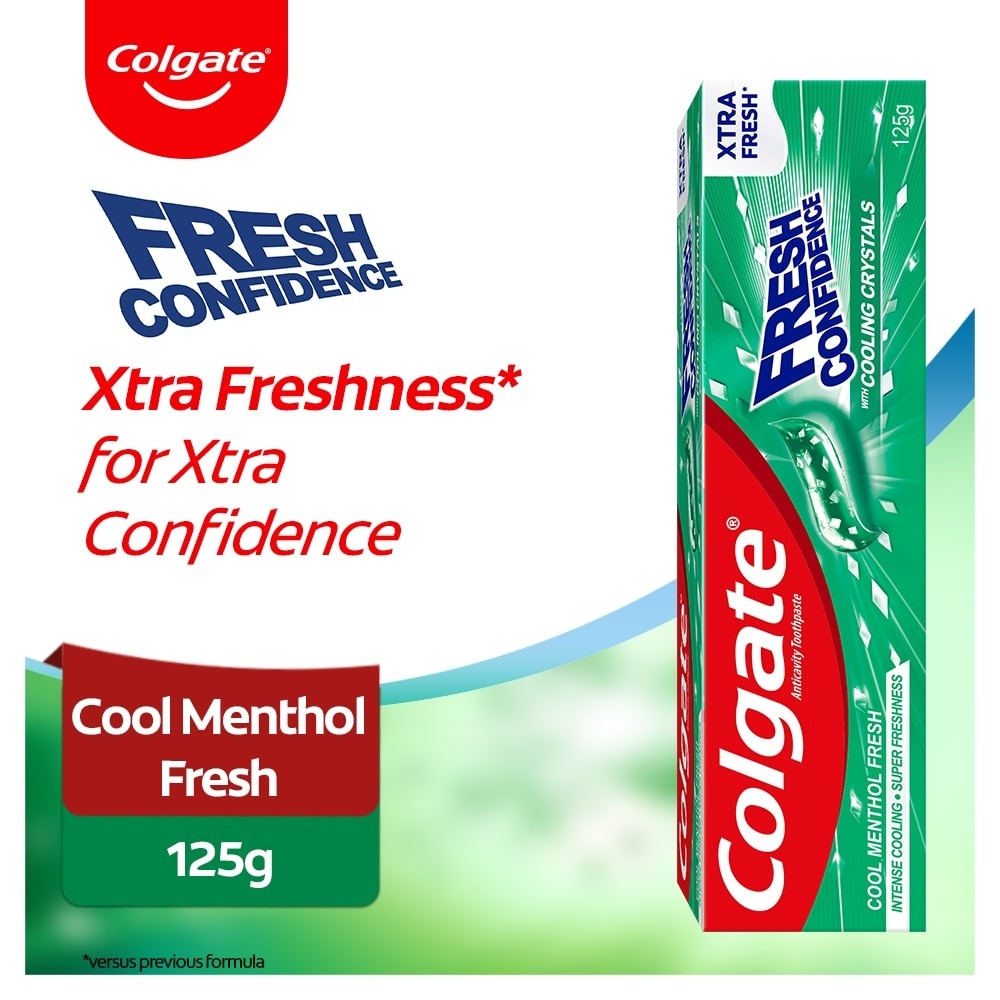 Fresh Confidence Cool Menthol Fresh Toothpaste for Fresh Breath 95ml