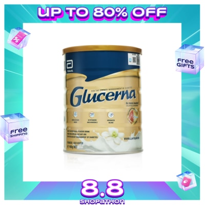 GLUCERNA Glucerna SR Triple Care Vanilla 900g - Powdered Milk - Adult Supplement