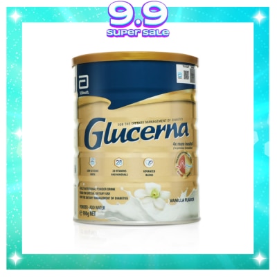 GLUCERNA Glucerna SR Triple Care Vanilla 900g - Powdered Milk - Adult Supplement