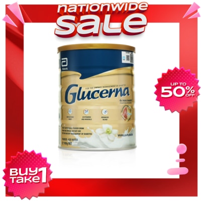 GLUCERNA Glucerna SR Triple Care Vanilla 900g - Powdered Milk - Adult Supplement