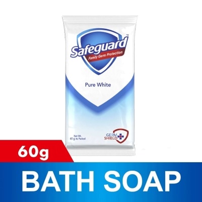 SAFEGUARD Pure White Bar Soap 60g