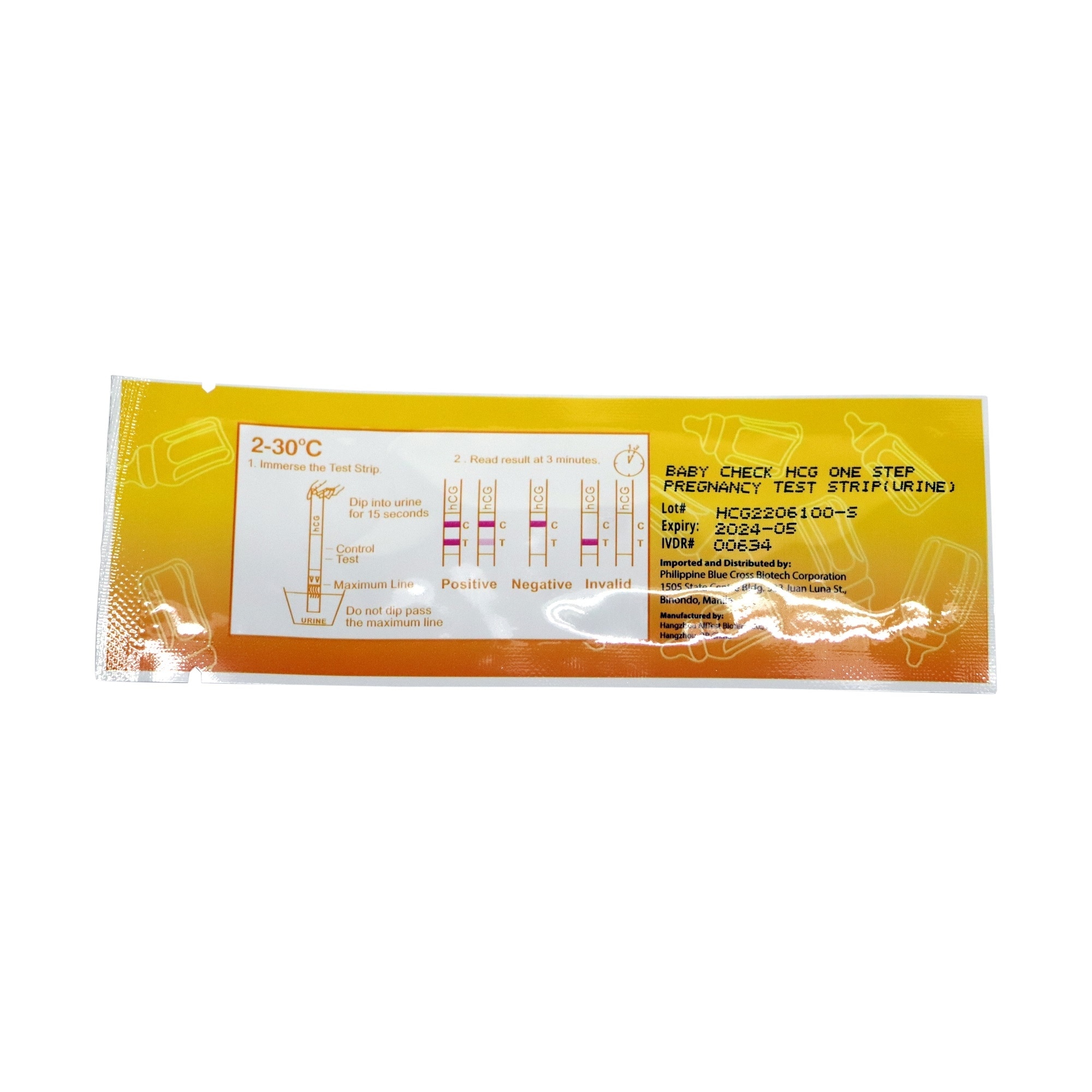 Baby Check Urine Pregnancy Test Strip 1 Kit (sold per piece)