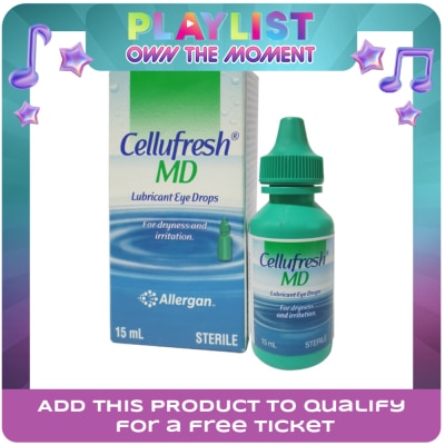 CELLUFRESH - Carsodium 5mgml Sterile Ophthalmic SolutionDrops Eye Lubricant For Mild to Moderate Dry Eye 15ml
