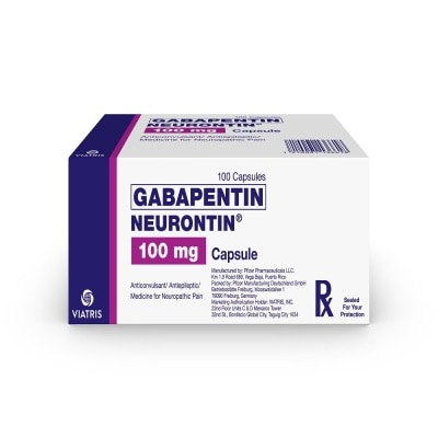 NEURONTIN Gabapentin 100mg 1 Capsule [PRESCRIPTION REQUIRED]