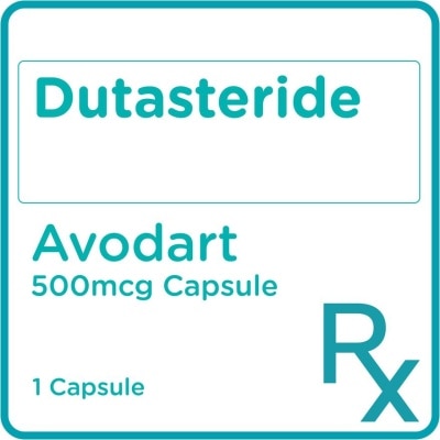 AVODART AVODART Dutasteride 500 mcg Sold Per Piece [PRESCRIPTION REQUIRED]