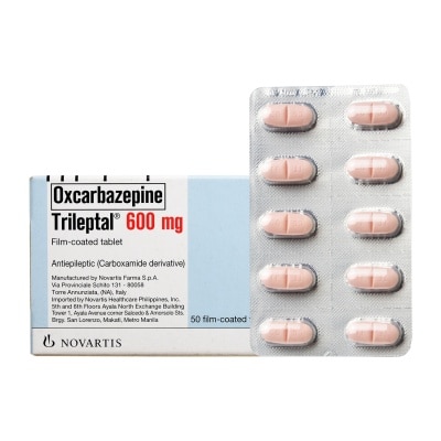 TRILEPTAL Oxcarbazepine 600mg 1 Film-Coated Tablet [PRESCRIPTION REQUIRED]