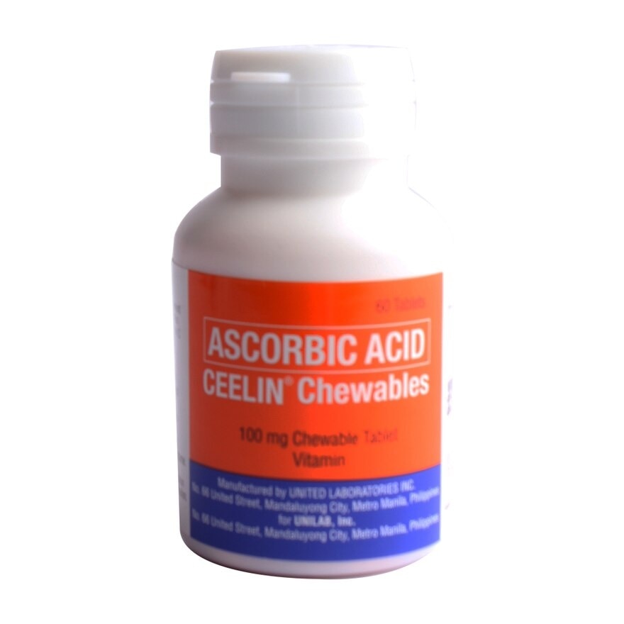 Ascorbic Acid 100mg Tablets  x 60 Chewable Tablets/Pack