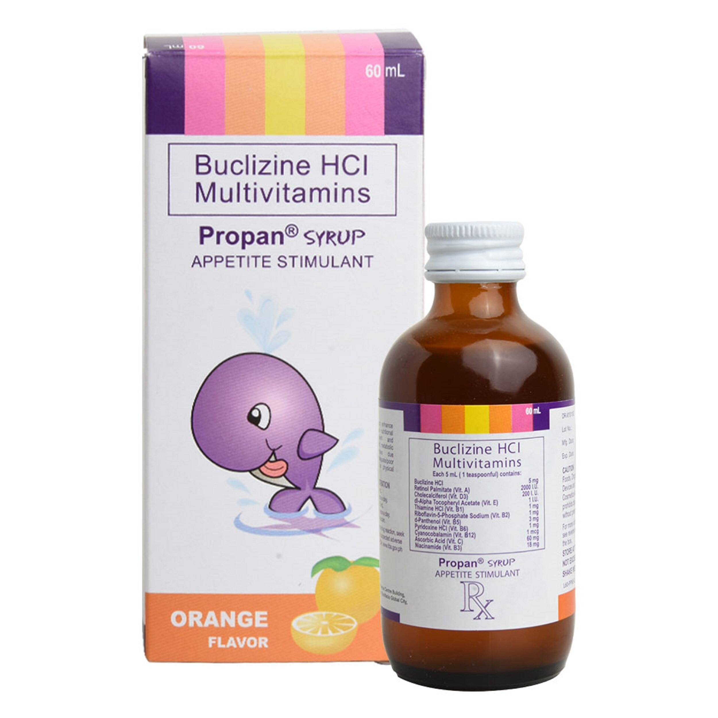 Buclizine HCl; Multivitamins Syrup 60mL [PRESCRIPTION REQUIRED]