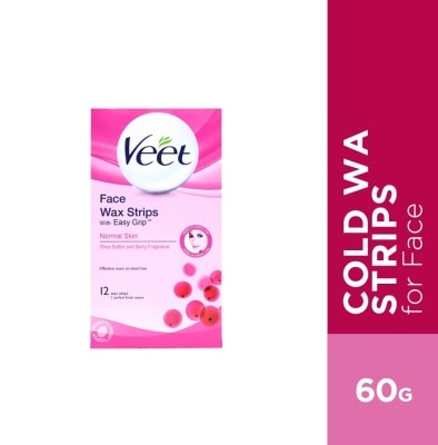 VEET Cold Wax Strips for Face 12s