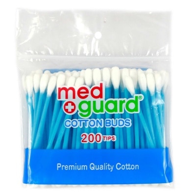 MED GUARD Cotton Buds Blue 200 Tips