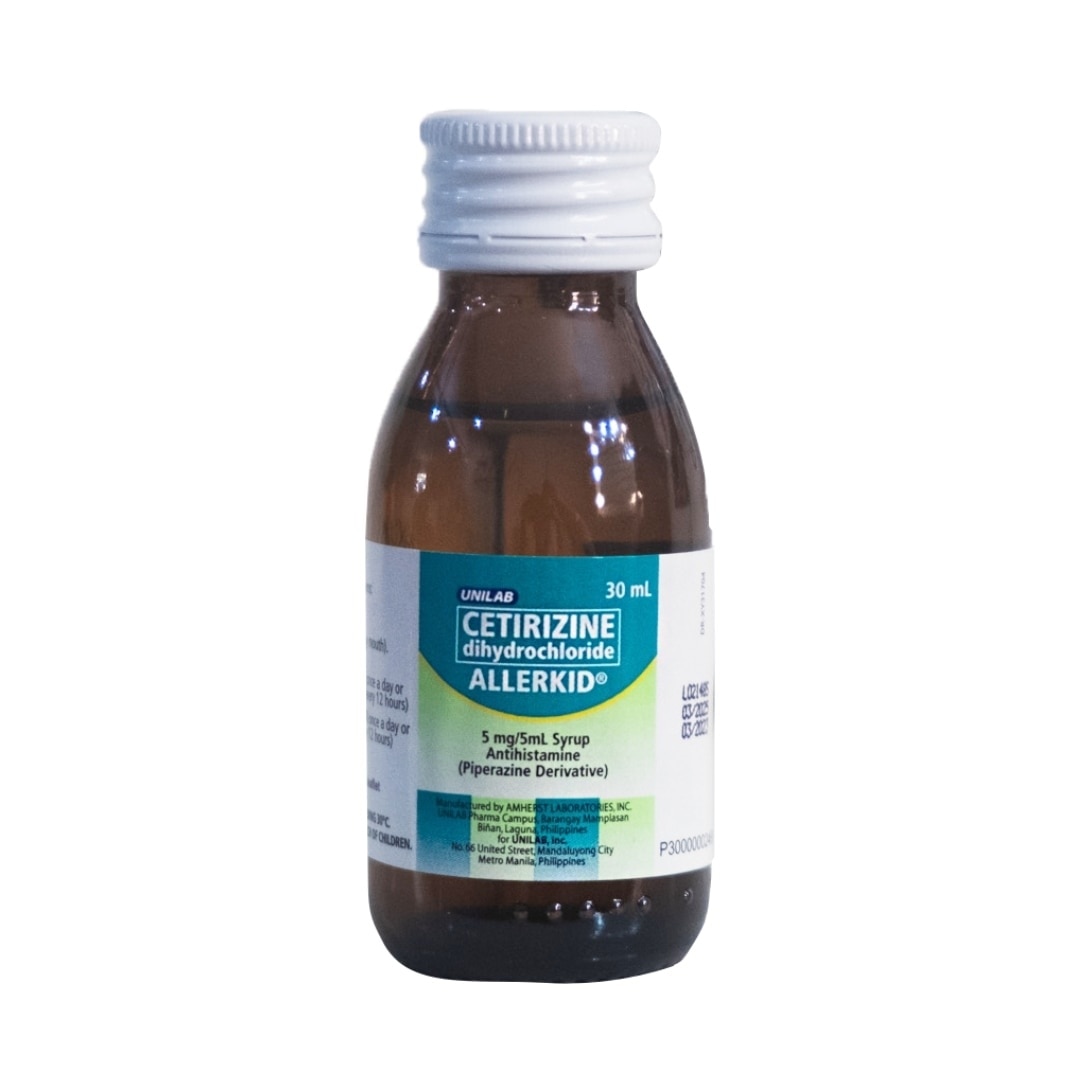 Cetirizine 5 mg/5 mL Syrup 30 mL Bottle