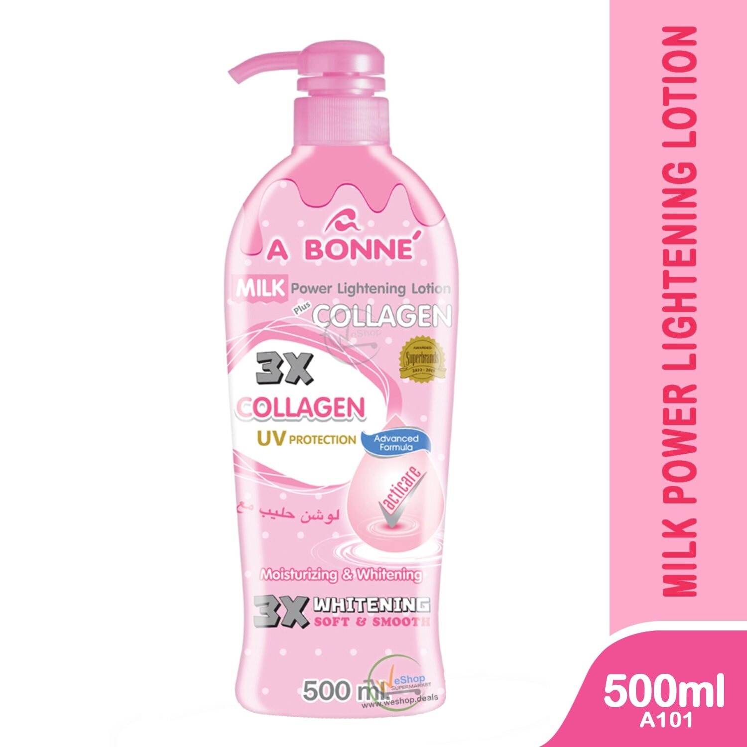A BONNE, Milk Power Lightening Lotion 500ml | Watsons Philippines