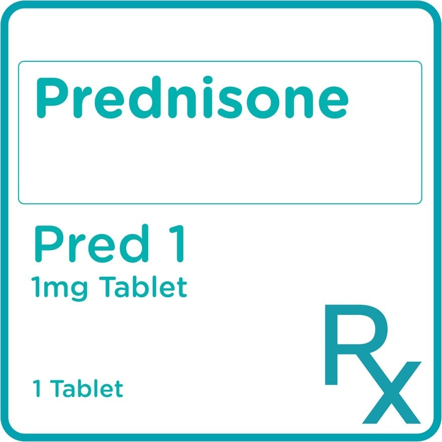 Prednisone 1mg 1 Tablet [PRESCRIPTION REQUIRED]