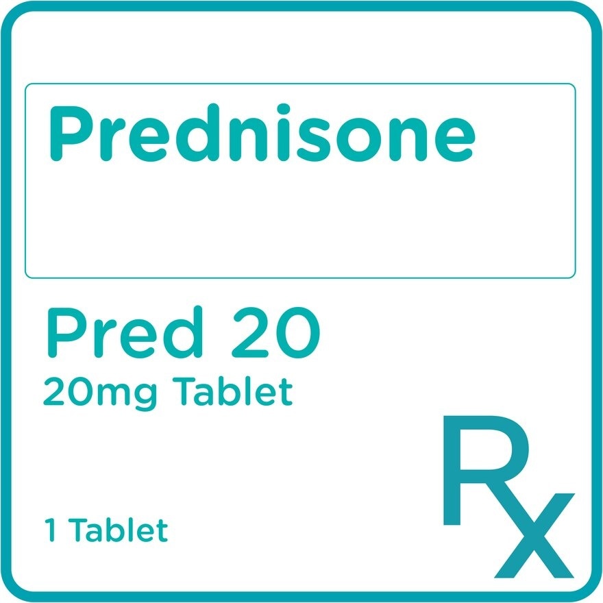 Prednisone 20mg 1 Tablet [PRESCRIPTION REQUIRED]