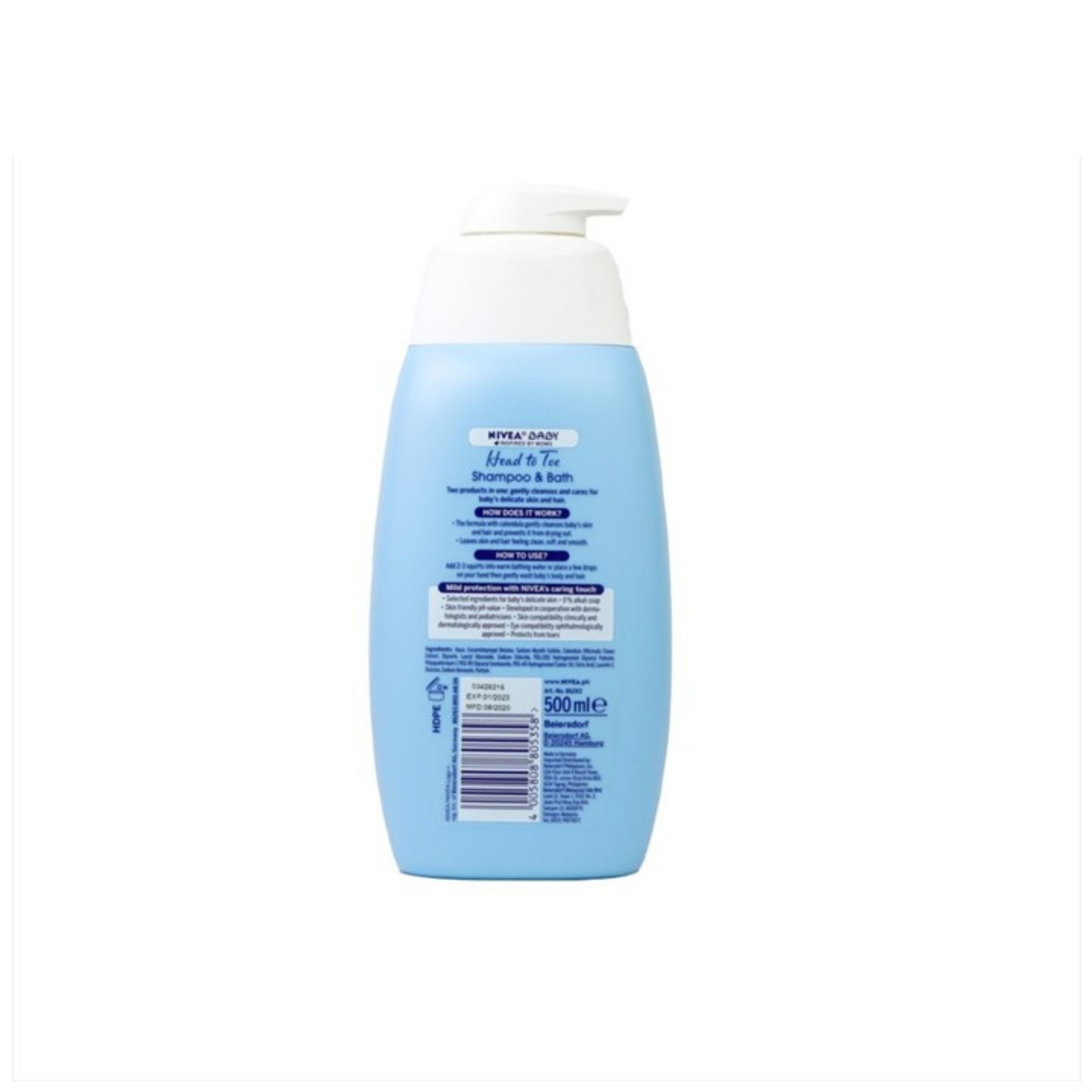 Baby Head-To-Toe Wash with Calendula 500ml