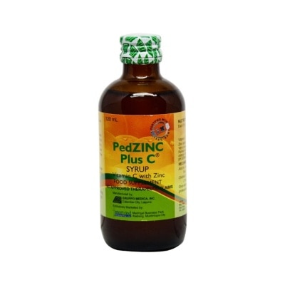 PEDZINC PLUS C Vitamin C with Zinc Syrup 120mL