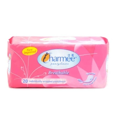 CHARMEE Breathable Pantyliners Unscented 20 liners