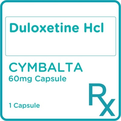 CYMBALTA Duloxetine Hcl 60 mg 1 Capsule [Prescription Required]