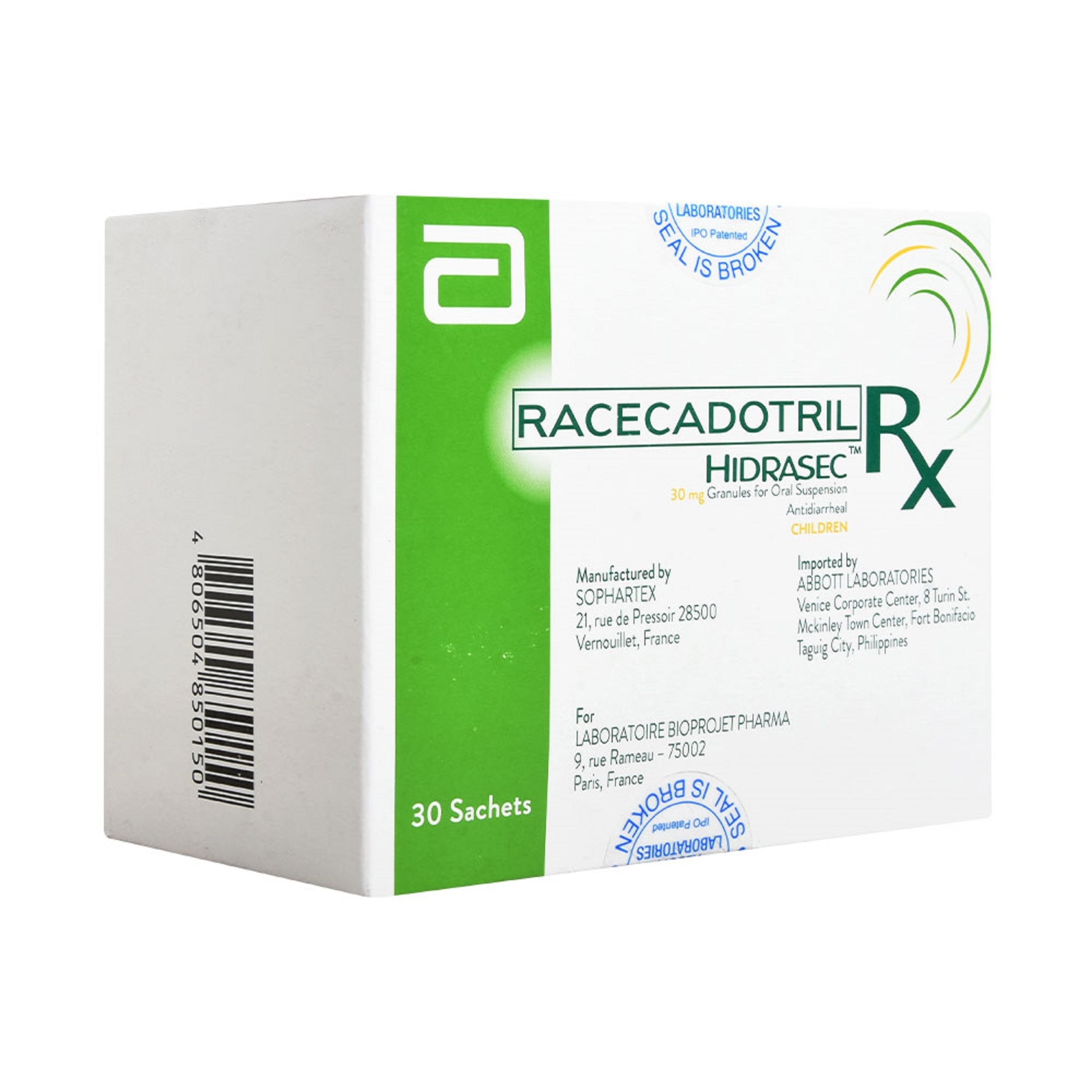 Racecadotril 30mg 1 Children Oral Powder [PRESCRIPTION REQUIRED]