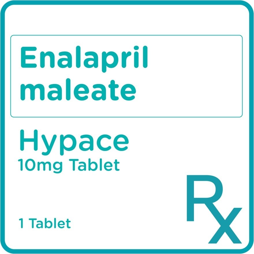 Hypace Enalapril 10mg 1 Tablet [Prescription Required]