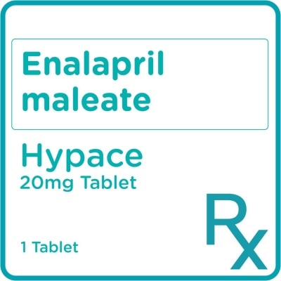 HYPACE HYPACE Hypace Enalapril 20mg Sold Per Piece [Prescription Required]