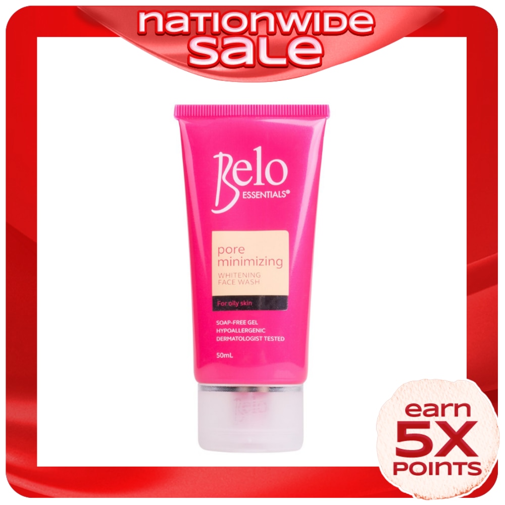 Essentials Pore Minimizing Whitening Face Wash 50ml