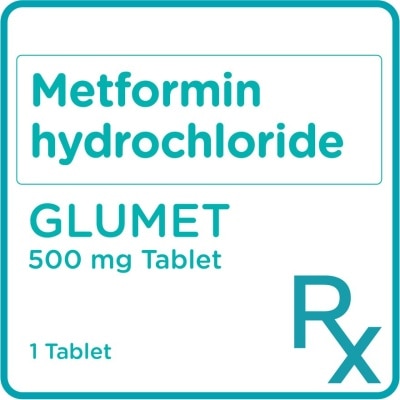 GLUMET Metformin Hydrochloride 500mg 1 Extended-release Tablet [PRESCRIPTION REQUIRED]