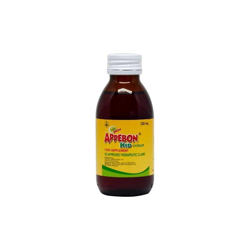 Vitamin B1 Vitamin B6 Vitamin B12 Iron Lysine Kids Syrup 120ml