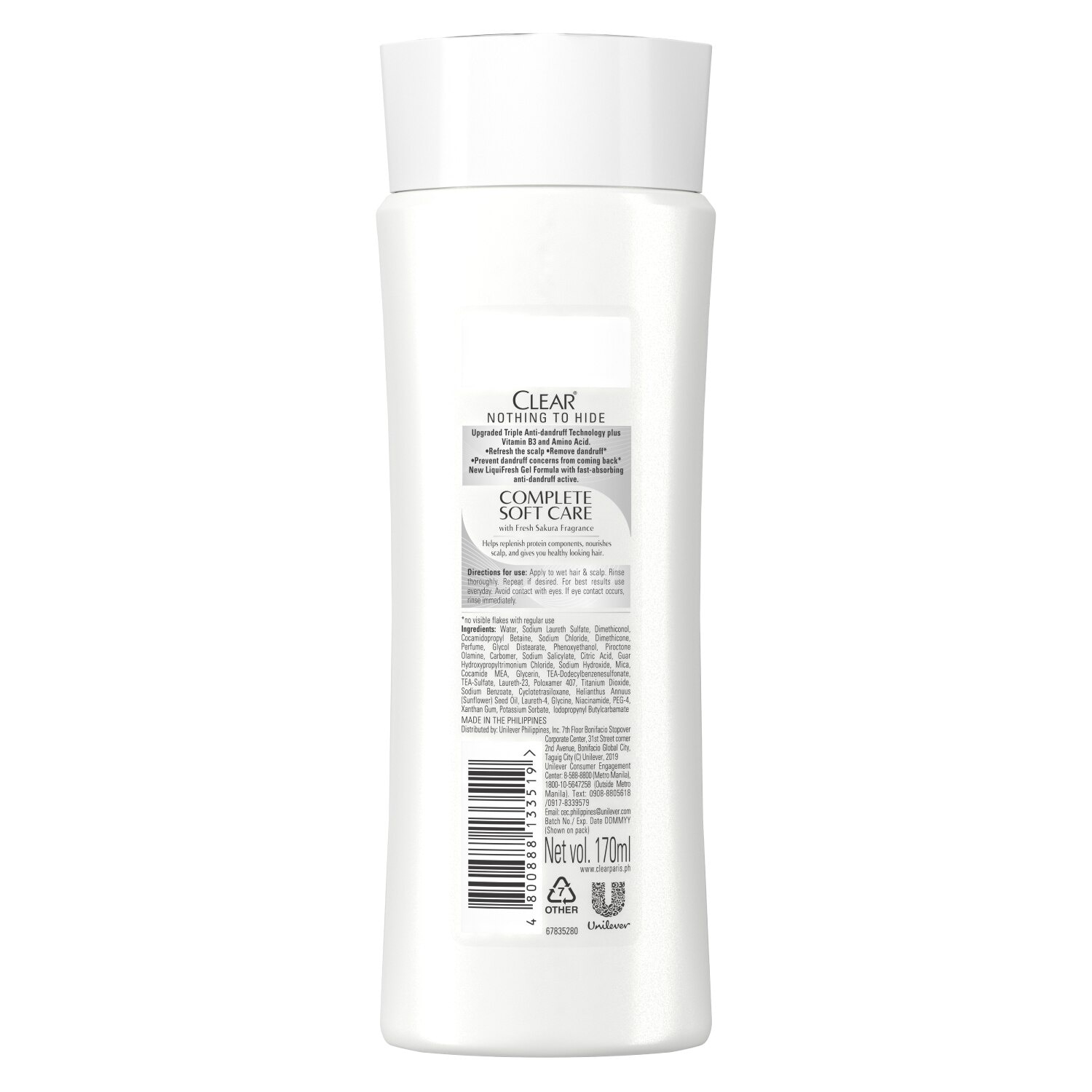 Anti Dandruff Shampoo Complete Soft Care 170ml