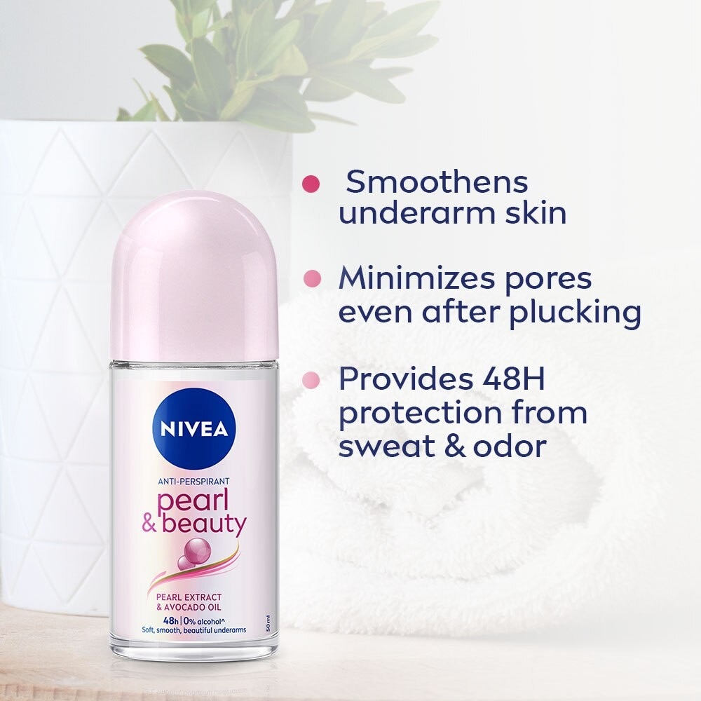 NIVEA Deodorant Pearl and Beauty Anti-Perspirant Roll-On 25ml