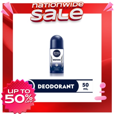 NIVEA NIVEA Men Deodorant Brightening Anti-Perspirant Roll-On 50ml
