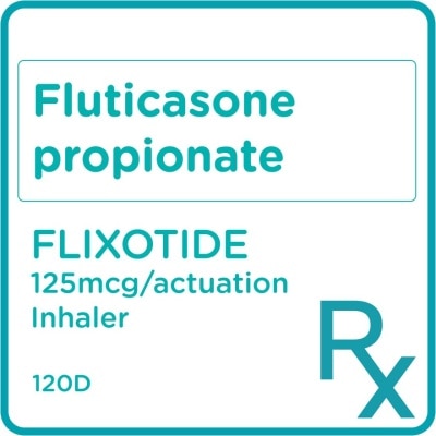 FLIXOTIDE Fluticasone propionate 125mcg/actuation MDI [PRESCRIPTION REQUIRED]