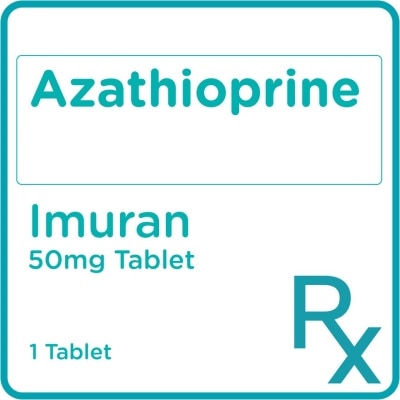 IMURAN Azathioprine 50mg 1 Tablet [PRESCRIPTION REQUIRED]