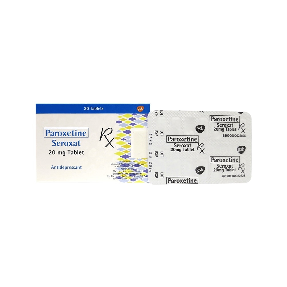 Paroxetine Hcl 20Mg 1 Tablet [PRESCRIPTION REQUIRED]