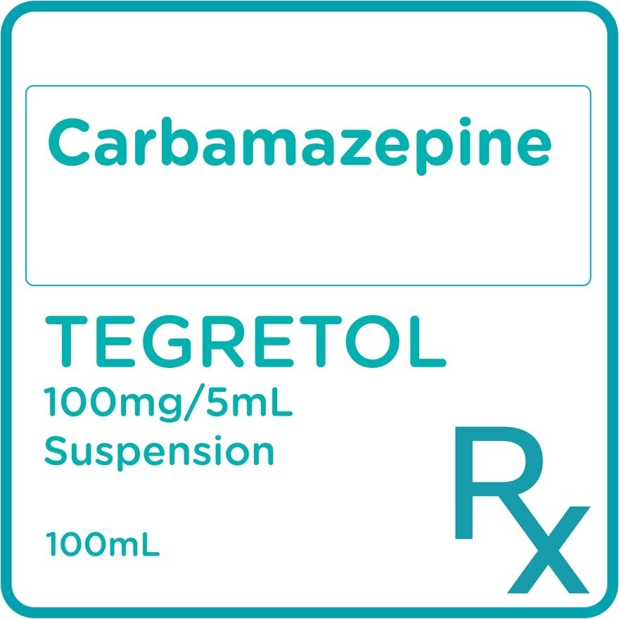 Carbamazepine 100mg/5mL Suspension 100mL [PRESCRIPTION REQUIRED]