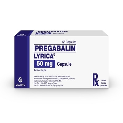 LYRICA Pregabalin 50mg 1 Capsule [PRESCRIPTION REQUIRED]